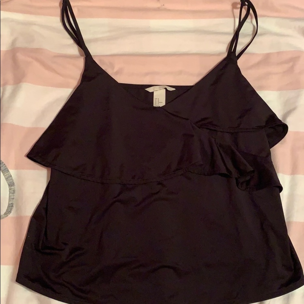 black strappy top